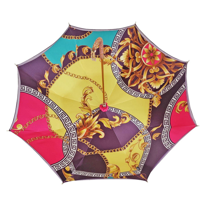 Luxury Beautiful Umbrella with Amethyst Crystals