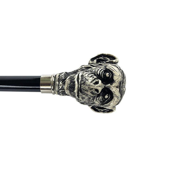 Unique Exclusive Umbrella with Hand-Painted Monkey Handle