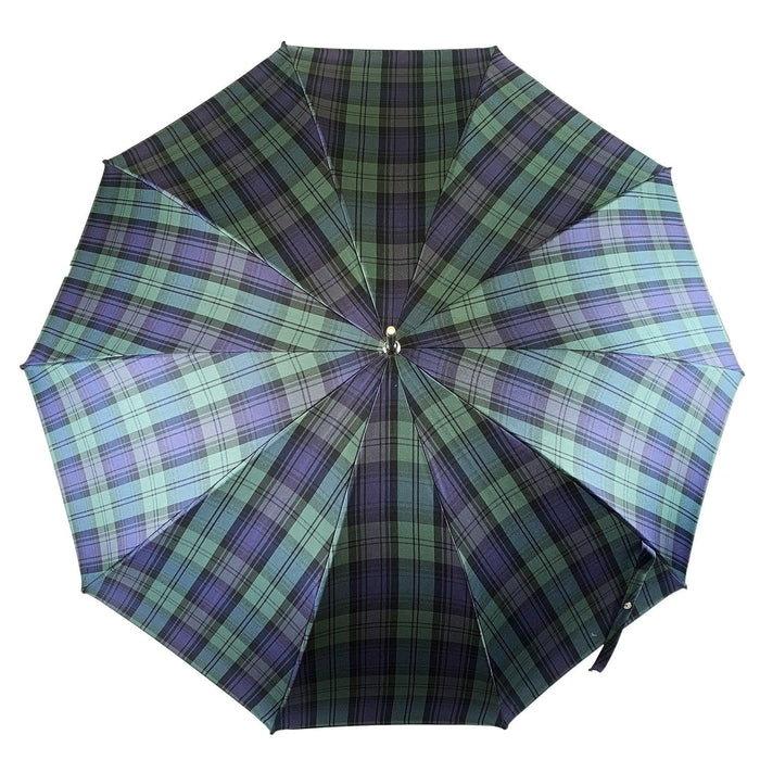 Stylish and Durable Design Men's Sporty Tartan Umbrella