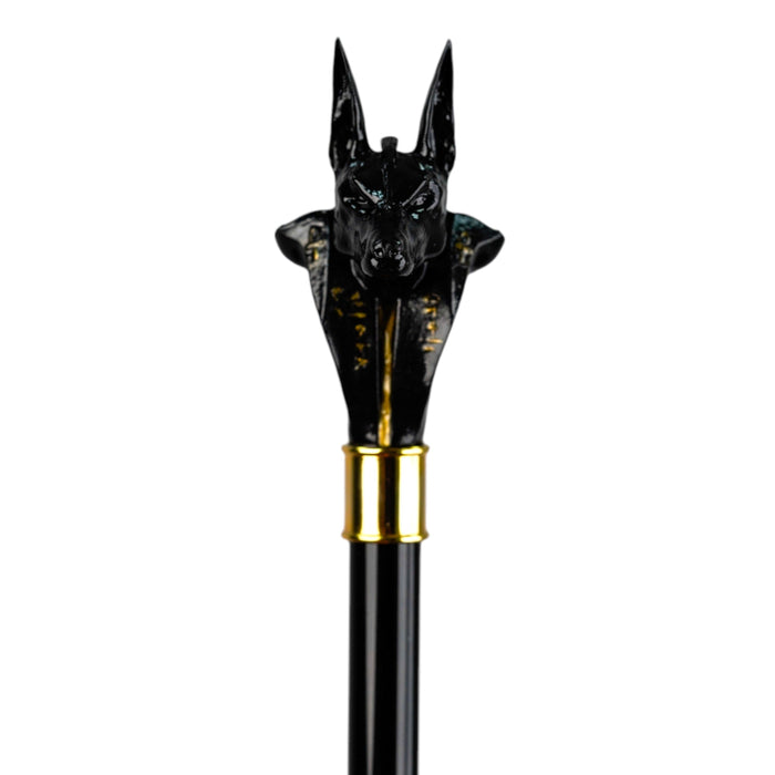 Luxury Italian Umbrella Anubi - Carbon Fiber & 24K Gold Handle