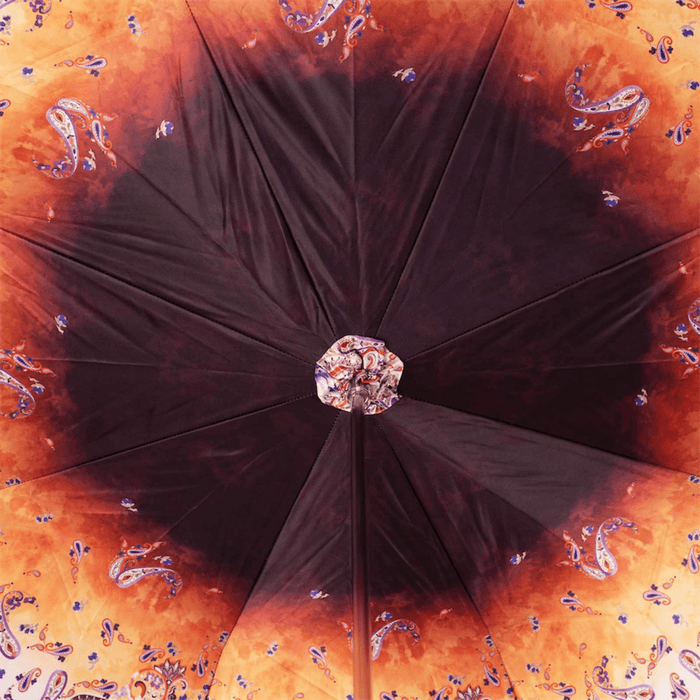 Purple Gem Double Cloth Designer Luxury Umbrella