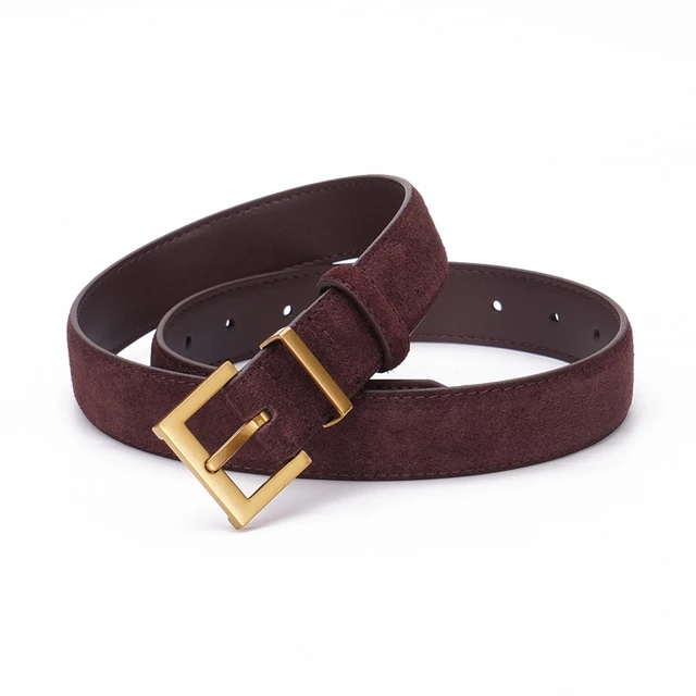 Trendy Stylish Double Genuine Leather Belt for Women