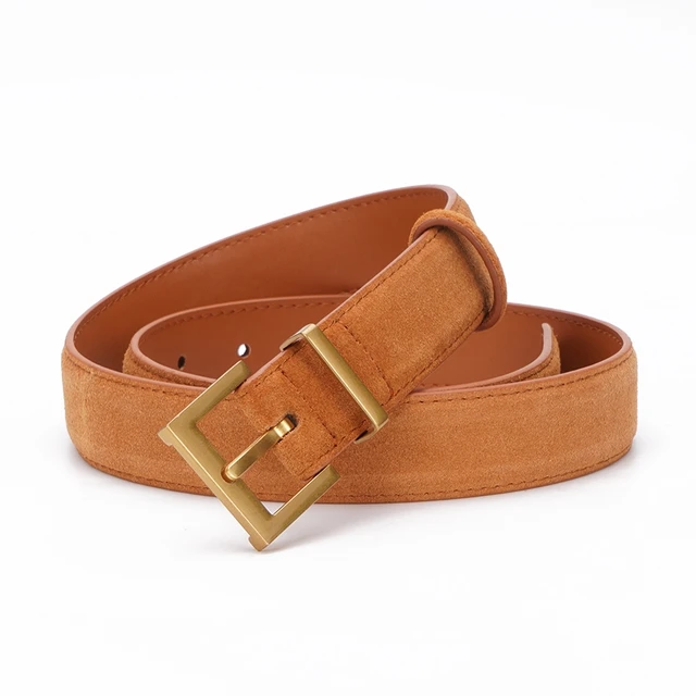 Trendy Stylish Double Genuine Leather Belt for Women