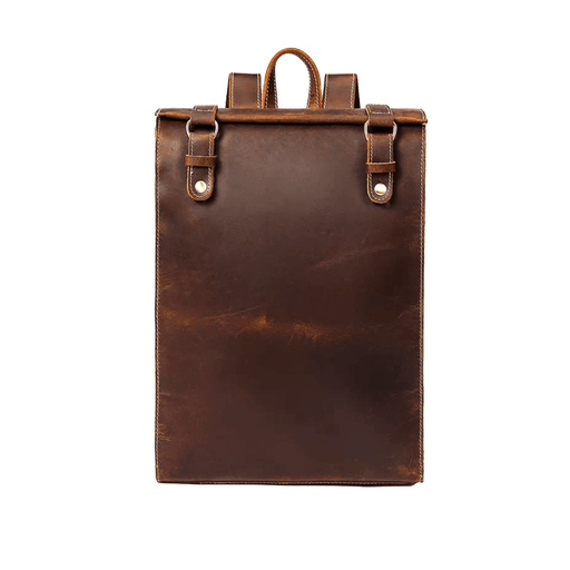 Unique Design Vintage Leather Backpack for Men