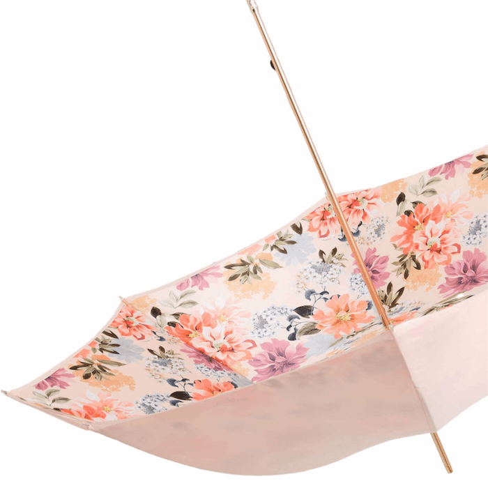 Pink Jeweled Premium Umbrella with Print Women