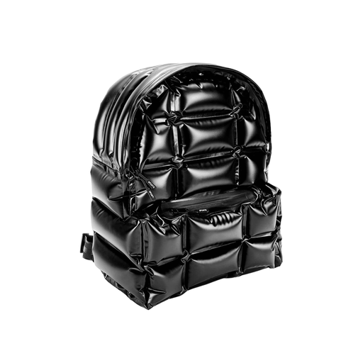 Soft Bubble Air-tight Lightweight Fashion Black Backpacks