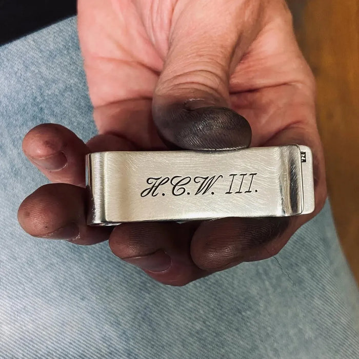 Personalized Minimalist Stainless Steel Money Clip