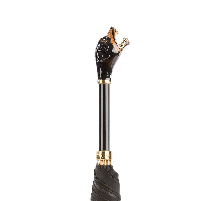 Unique Men's Rottweiler Handle Exclusive Black Umbrella