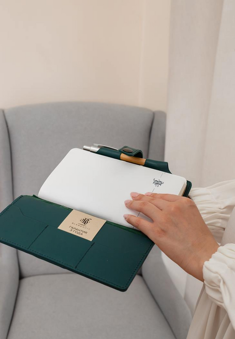 Exclusive Classic Leather Bound Notebook A5 with Cover