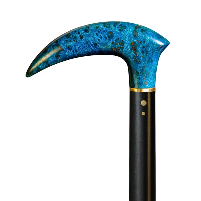 Fashionable Exotic Burl Wood Walking Stick – Artisan Handcrafted Cane