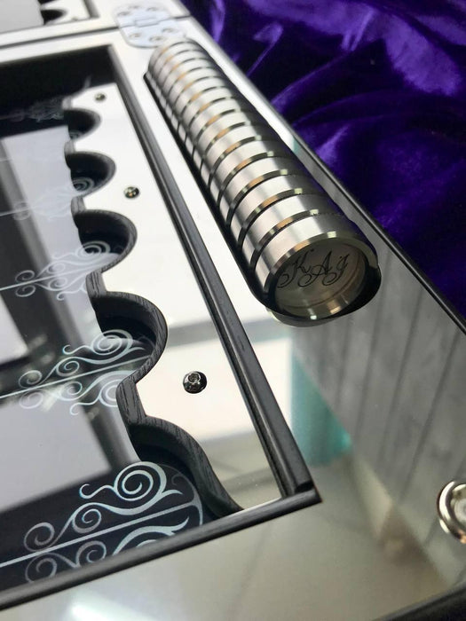 Metal Backgammon "Wolf", 60×30 Cm, Stylish Backgammon Board