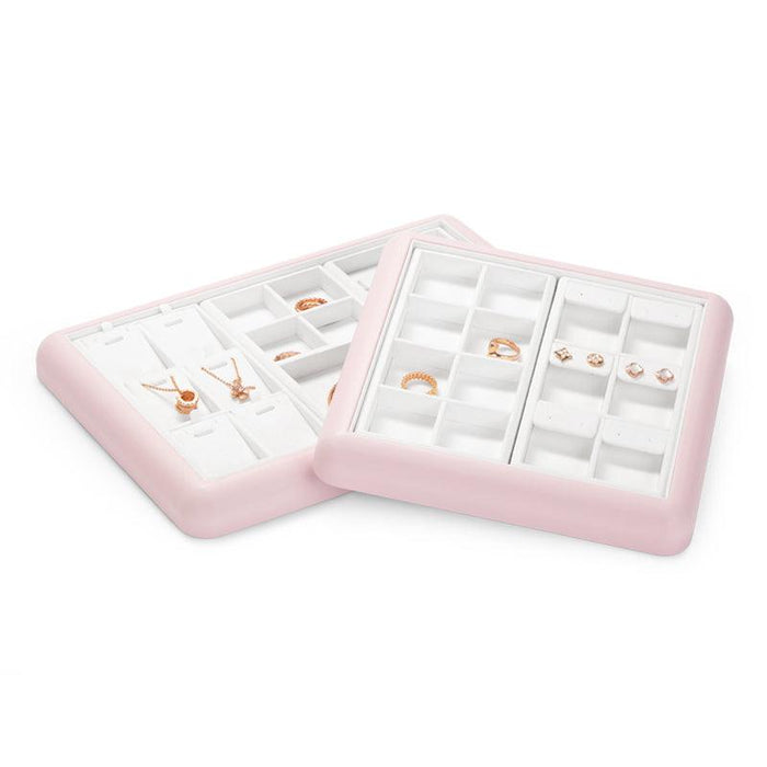 Pink Multifunctional Combination Jewelry Storage Tray