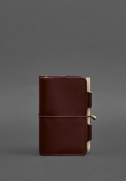 Designer Chic Leather Bound Notebook with Cover