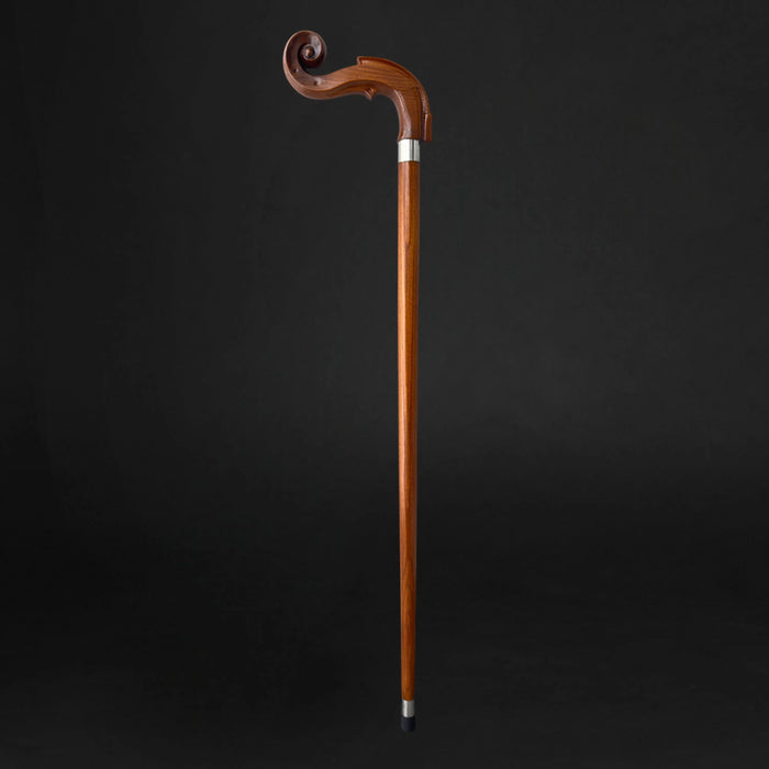 Artisan Violin Walking Cane – Handmade for Music Enthusiasts