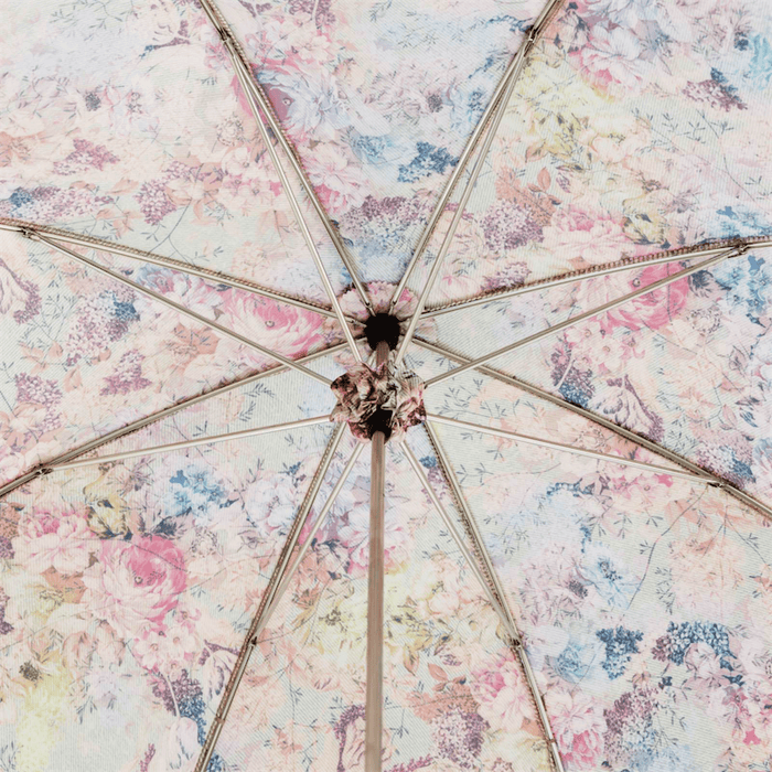 Pink Fantasy Blue Leather Fashionable Parasol for Women