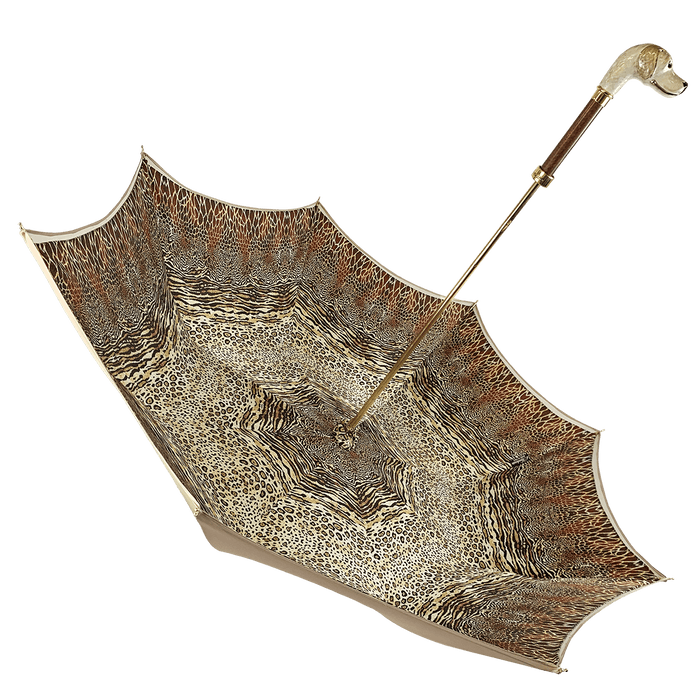 Unique Dog Handle Elegant Umbrella in Animalier Style