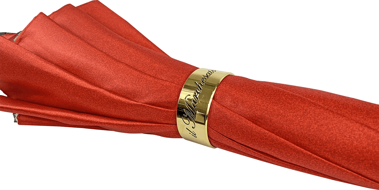 Unique Marvellous Red Umbrella with Jewel Handle