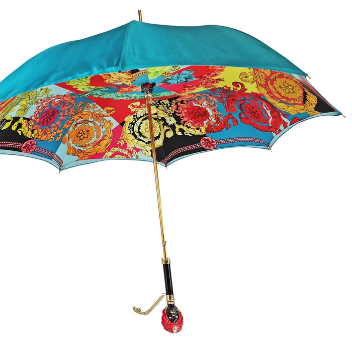 Luxury Colorful Sicily Print Exclusive Umbrella