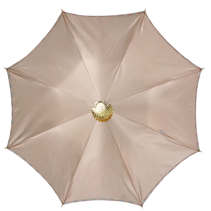 Chic Premium Craft Umbrella with Gold-Plated Metal Shell