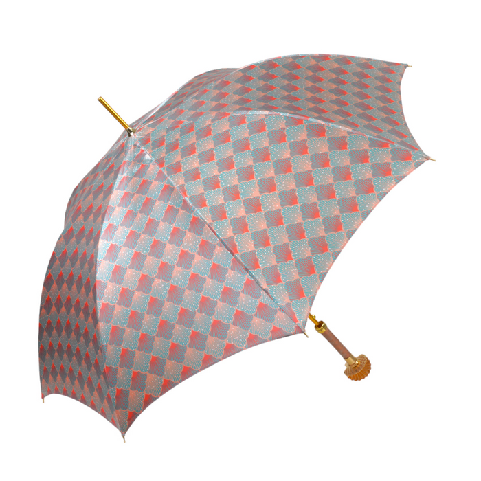 Chic Premium Craft Umbrella with Gold-Plated Metal Shell