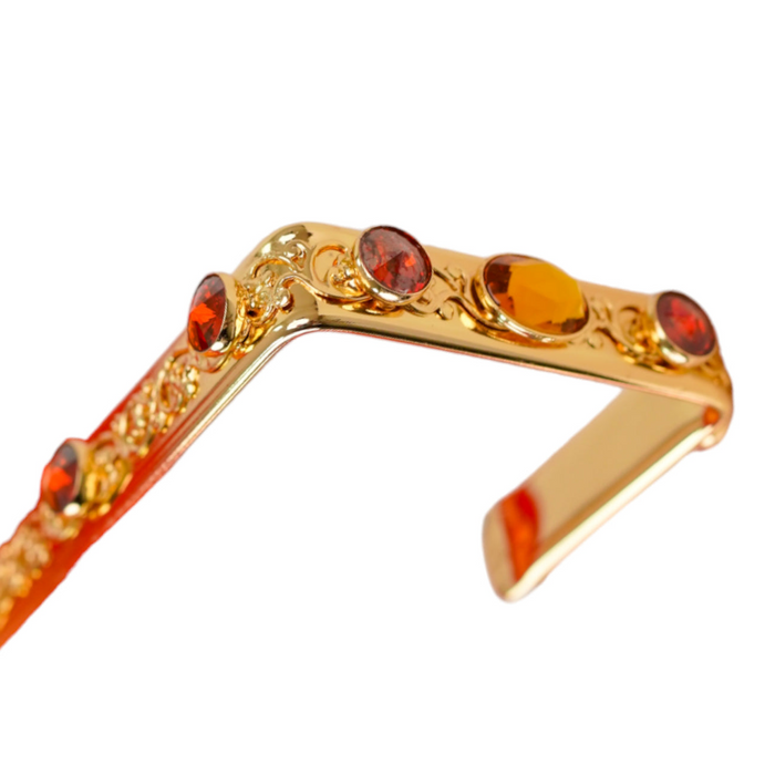Fashionable Colorful Handcrafted Umbrella with Flowered Interior