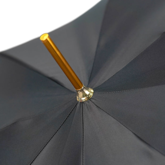 Mythical Elegance Umbrella with Golden Medusa Accent