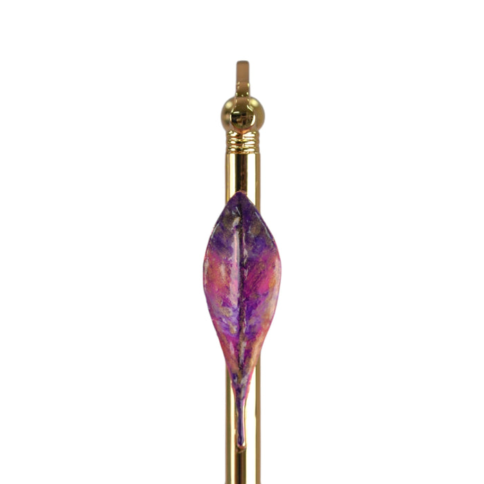 Luxury Blushing Elegance Pink Umbrella with Floral Accents