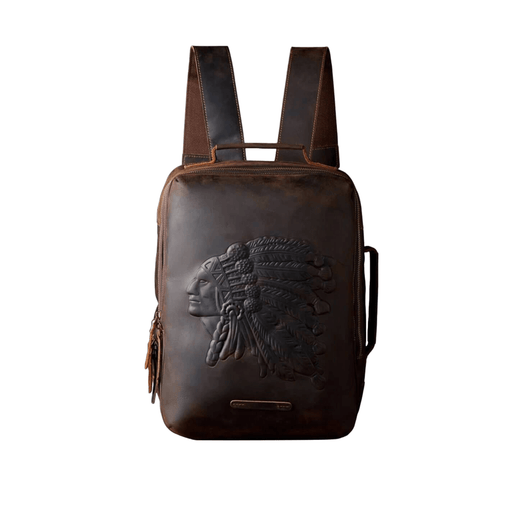 Top Cowhide Leather Handmade Premium Vintage Backpack