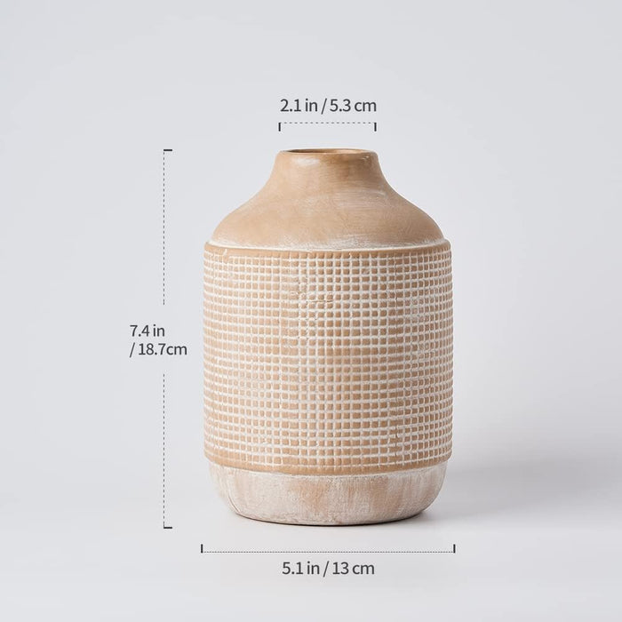 PORA Rustic Farmhouse Vase