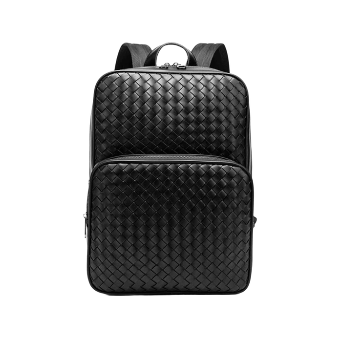 Leather Luxury Designer Knitting Business Backpack