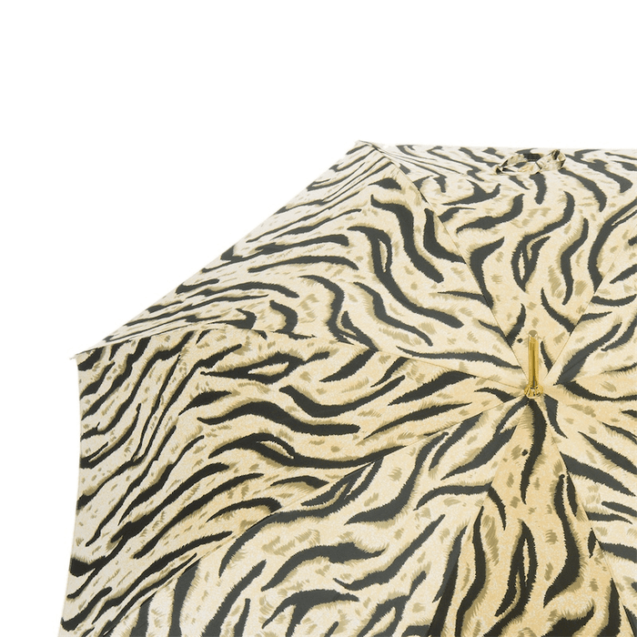 Safari Hippo Animal Print Enamel Handle Umbrella