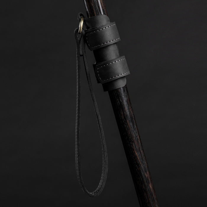 Walking Cane Wrist Strap Cords Black - Leather Natural