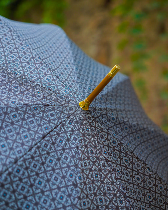 Parapluie fait main avec poignée originale en forme de singe émaillée