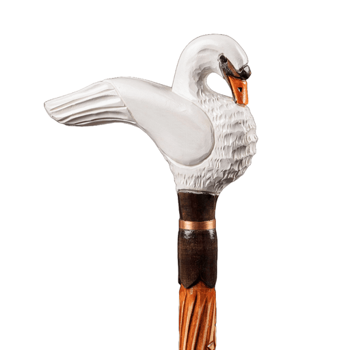 Stylish Swan Walking Stick, Swan Walking Cane Wooden