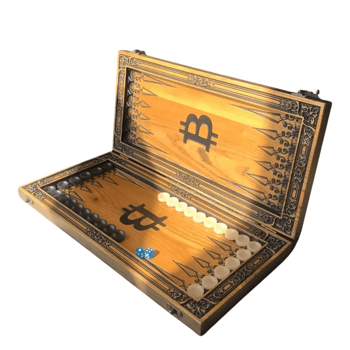 Wooden Backgammon "Scrooge Mcduck, Travel Backgammon Set
