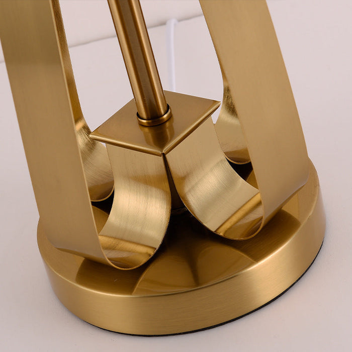 Black and Gold Table Lamp for Home and Office