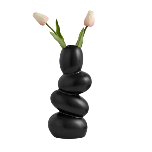 Modern Style Cobble Decorative Ceramic Vase