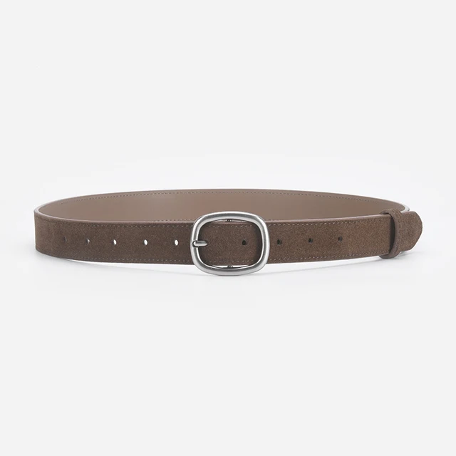 Classic Suede Genuine Leather Women's Belt