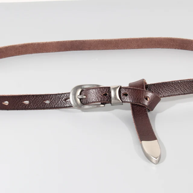Thin Knotted Exclusive Decorative Ladies Belt