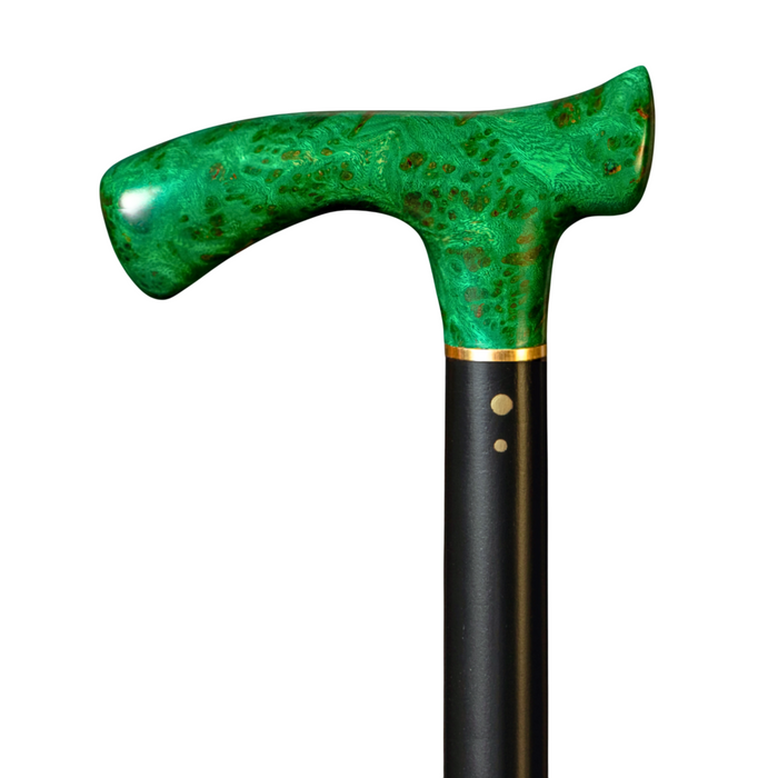Stylish Exotic Burl Wood Walking Cane – Elegant Fashion Accessory