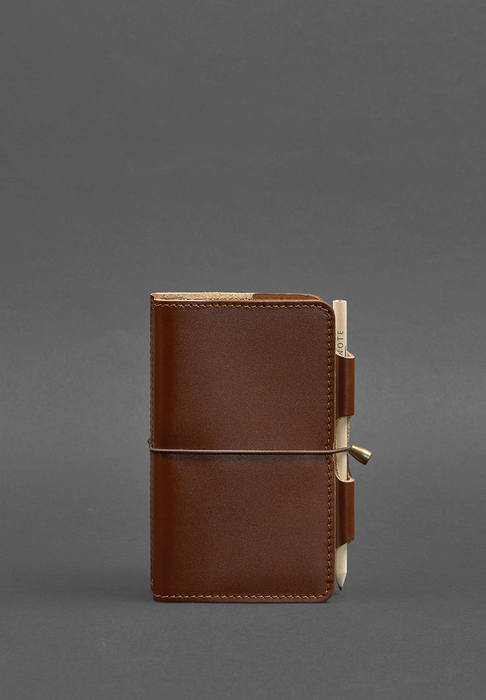 Designer Chic Leather Bound Notebook with Cover