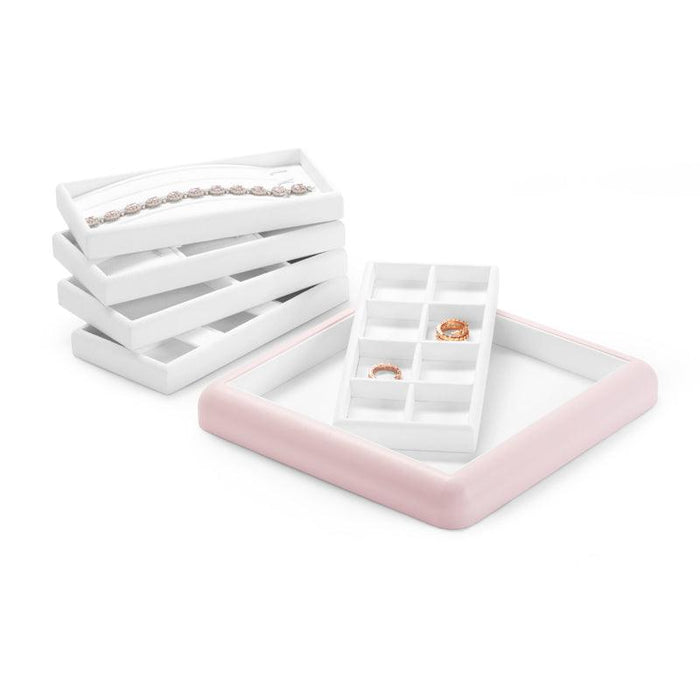 Pink Multifunctional Combination Jewelry Storage Tray