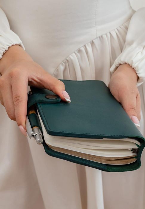 Exclusive Classic Leather Bound Notebook A5 with Cover