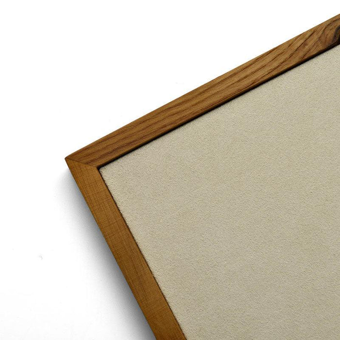 Wood Jewelry Display Tray with Reversible 2-Color Pad