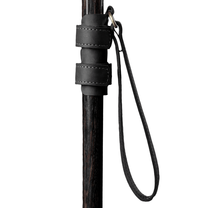 Walking Cane Wrist Strap Cords Black - Leather Natural