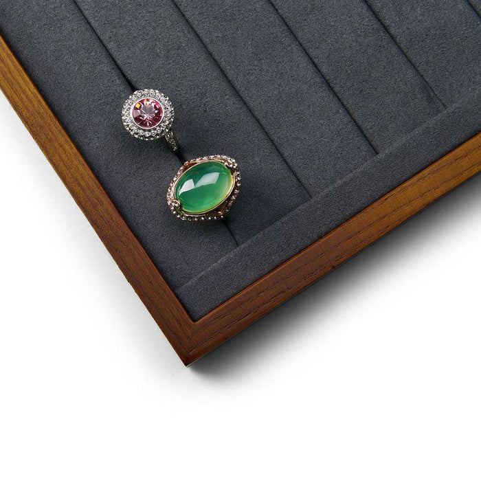Stackable Solid Wood Jewelry Storage Display Tray