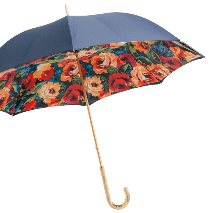 High-Quality Women Rain Umbrella, Brass Handle Handcrafted