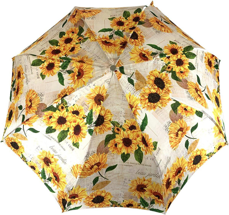 Ladylike Folding Umbrella Exclusive Sunflowers Design