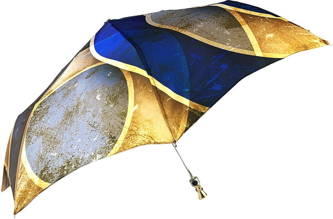 Handcrafted Beautiful Folding Umbrella in Abstract Design
