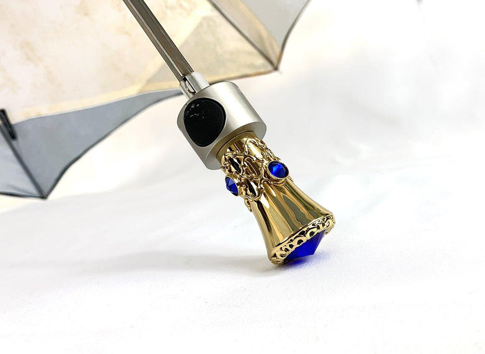 Handcrafted Beautiful Folding Umbrella in Abstract Design
